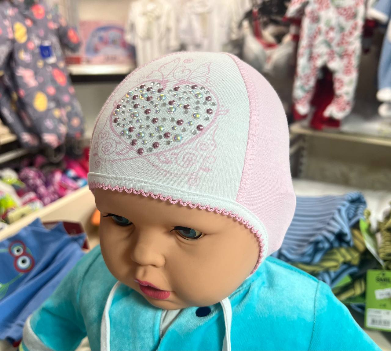 Шапка демісезонна для дівчинки № 1626 "Лола", David's Star